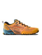 La Sportiva Pantofi Bushido III GTX cu garnituri contrastante pentru alergare pe teren accidentat - Portocaliu persan/Albastru petrol