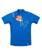 La Sportiva Tricou pentru barati trekking - albastru - poliester