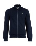 Lacoste Bluza de trening cu buzunare laterale si fermoar - Albastru