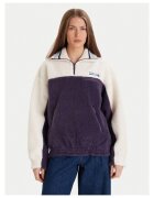Lacoste Hanorac dama bleumarin si ecru - polar