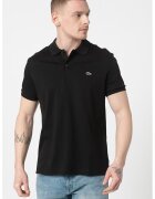 Lacoste Tricou polo regular fit de bumbac - Negru