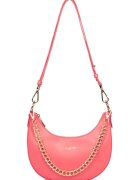 LANCASTER PARIS Geanta de piele cu bareta de umar Paris Aimy - Coral