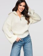 Larica Pulover din lana croiala lejera LW-SWSW-0118 - Bej