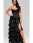 Larica Rochie de bal maxi LA-OM-DLR202 - Negru