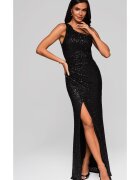 Larica Rochie de seara Maxi LA-OM-DLR225 - Negru
