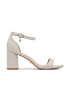 Lasocki Sandale dama WYL3402-4ZA - ecru - piele naturala
