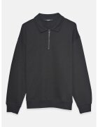 LC WAIKIKI Bluza de trening polo cu croiala lejera - Gri inchis