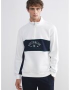 LC WAIKIKI Bluza de trening regular fit de trening cu model text - Alb/Bleumarin