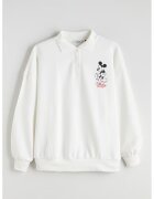LC WAIKIKI Bluza polo de trening cu imprimeu text - Rosu/Alb