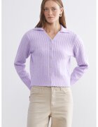 LC WAIKIKI Cardigan cu model uni si guler clasic - Lila