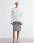 LC WAIKIKI Fusta scurta dreapta - Alb/Negru
