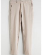 LC WAIKIKI Pantaloni conici cu talie medie si elastica - Bej deschis