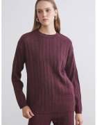 LC WAIKIKI Pulover din lurex cu decolteu la baza gatului - Violet tyrian