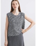 LC WAIKIKI Pulover fara maneci cu decolteu rotund - Alb/Negru