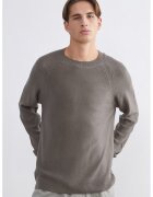 LC WAIKIKI Pulover tricotat fin cu maneci raglan - Maro