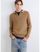 LC WAIKIKI Pulover uni cu fermoar scurt - Caramel
