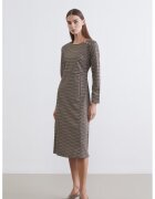 LC WAIKIKI Rochie midi cu model houndstooth - Maro inchis