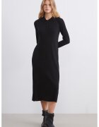 LC WAIKIKI Rochie midi uni - Negru