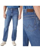 Lee Blugi barbati Wrangler Straight Blue Dawn W36 L34 - croiala dreapta - elasticitate redusa - albastru