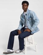 Lee Blugi Barbati - X - Regular Fit - Talie Medie - Fermoar - Lungi - 5 Buzunare - Bumbac - Albastru - Albastru
