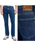 Lee Blugi drepti Brooklyn - albastru - W31 L32 - croiala confortabila - usor elastici