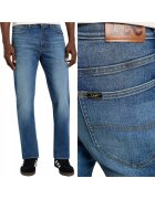 Lee Blugi drepti X Straight - talie elastică - albastru - L30 - Albastru
