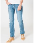 Lee Blugi slim fit cu aspect decolorat - Albastru deschis