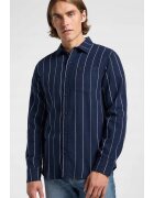 Lee Camasa barbati - model MERCANTILE - supradimensionata - bumbac - Albastru