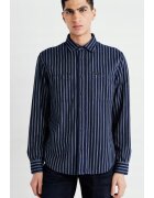 Lee Camasa barbati - Worker Shirt 2.0 - supradimensionata - albastru - bumbac -