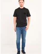 Lee Cooper Blugi slim fit cu talie medie - Albastru pastel