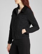 Lee Jacheta De Dama Din Denim - Sherpa Rider - Croi: Regular Fit - Inchidere: Nasturi - Numar De Buzunare: 4 - Compozitie Material: 85% Bumbac - 14% Poliester - 1% Elastan - XS - Negru - 1 Bucata