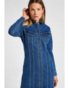 Lee Rochie FOREVERFIT RIDER DRESS - denim - albastru - bumbac - talie medie -