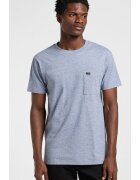 Lee Tricou barbatesc ULTIMATE POCKET TEE - ajustat - gri - bumbac