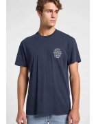 Lee Tricou barbati - relaxat - albastru - bumbac