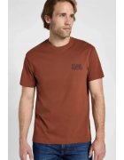 Lee Tricou barbati Relaxed Logo Tee - Maro