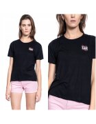 Lee Tricou T-Shirt - Croiala Relaxata - Croi: Slim Fit - Inchidere: Fara - Compozitie Material: 100% Vascoza - Culoare: Negru - Marime: S - 1 Bucata