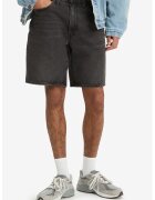 Levi's Blugi scurti relaxed fit cu talie medie 468 - Gri antracit
