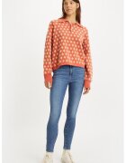 Levi's Blugi skinny cu talie inalta 720™ - Albastru inchis