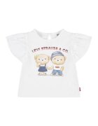 Levi's Bluza cu imprimeu si maneci cu volane - Alb