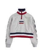 Levi's Bluzon Crop cu detalii contrastante -