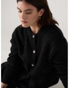Levi's Cardigan striat cu nasturi - Negru