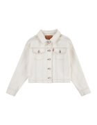 Levi's Jacheta de denim cu buzunare aplicate - Alb