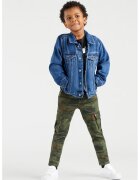 Levi's Jacheta de denim cu buzunare frontale - Albastru