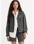 Levi's Jacheta relaxed fit din denim 90's Trucker - Negru stins