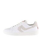 Levi's Pantofi sport low-cut de piele ecologica - Alb/Gri