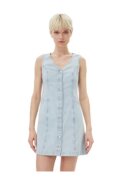 Levi's Rochie - bumbac - albastru deschis