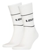 Levi's Set de sosete lungi unisex - 2 perechi - Alb