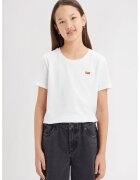 Levi's Tricou cu decolteu la baza gatului Batwing Chest Hit - Alb