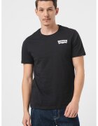 Levi's Tricou cu decolteu la baza gatului Classic - Negru