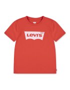 Levi's Tricou cu decolteu la baza gatului si logo pe piept Batwing - Portocaliu